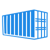 Baustellencontainer Icon